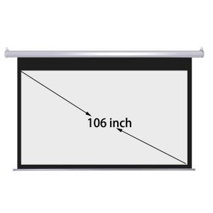 Wholesale Excellent Clear Photo Motorized Projection Screen 106inch Diagonal 16:9 Projector Canvas from china suppliers
