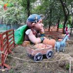 Personalised Theme Park Animatronics Giant Animatronics For Trampoline Park
