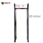 Easy Installation Walk Through Metal Detector Infrared Body Temperature