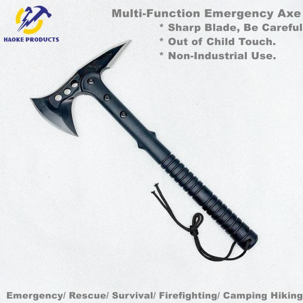 Stainless Steel Materials Light Weight Emergency Axe Rescue Axe With Glass