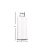 2 OZ Plastic Cosmetic Bottles Moisturizer PET Plastic Bottle Packaging