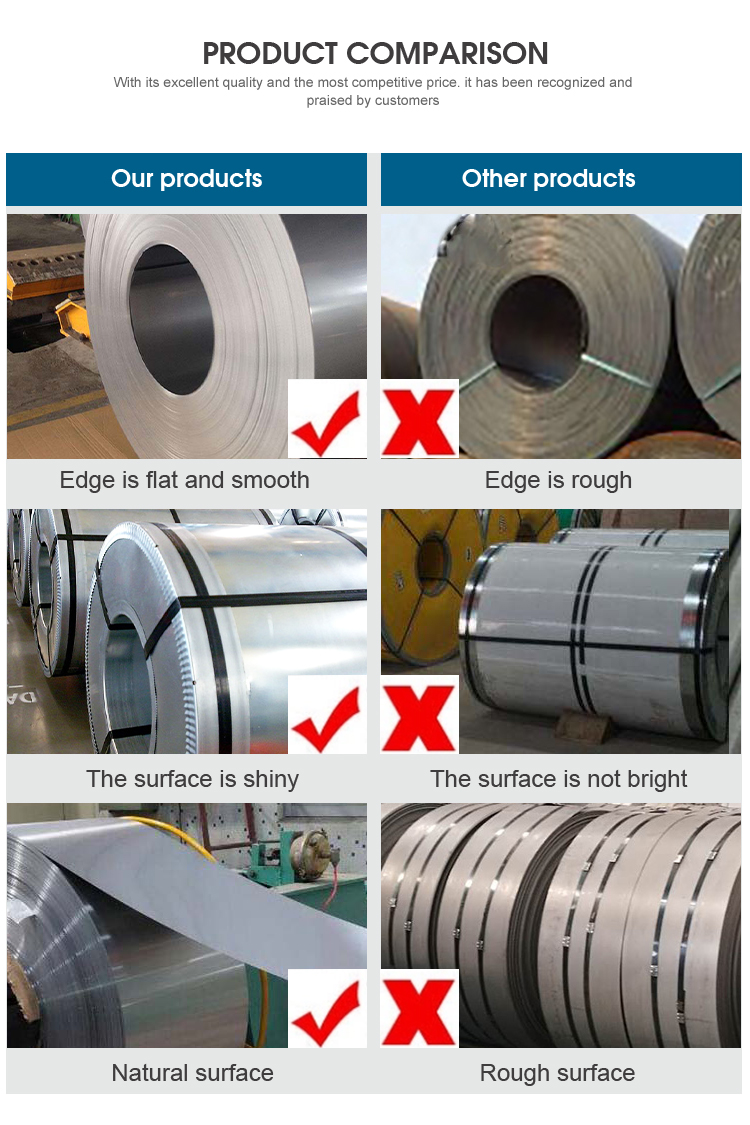 405 430 XM27 403 410 420 stainless steel tape steel strip 301 steel coils prices