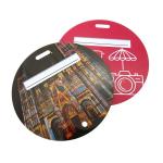 Hard PVC Airline plastic luggage tags for Suitcase Baggage CMYK Offset Printing