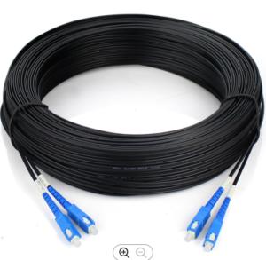 Wholesale OEM 100m FTTH Drop Cable With LC SC FC ST Connector Outdoor Armored from china suppliers