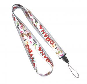 China Promotional Grey Cell Phone Neck Lanyard For Samsung Nokia Gift on sale