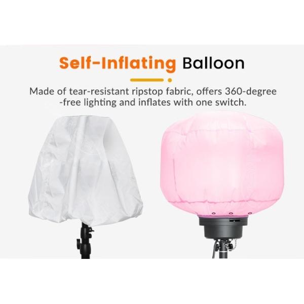 Lightweight Tripod Light Tower 200W RGB Portable Balloon Light Tower For Weddings