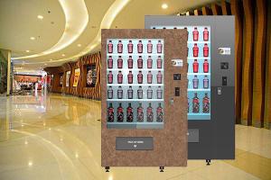 Wholesale Winnsen Design Wine Bottle Vending Machine With 32inch Advertising Touch Screen Cooling System Conveyor Belt from china suppliers