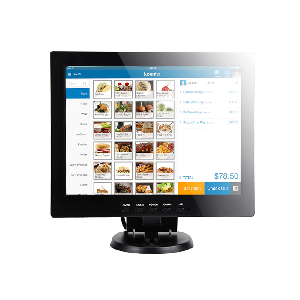 VGA Input VESA 1280*1024 10.4 Inch Touch Screen Monitor For Pos System