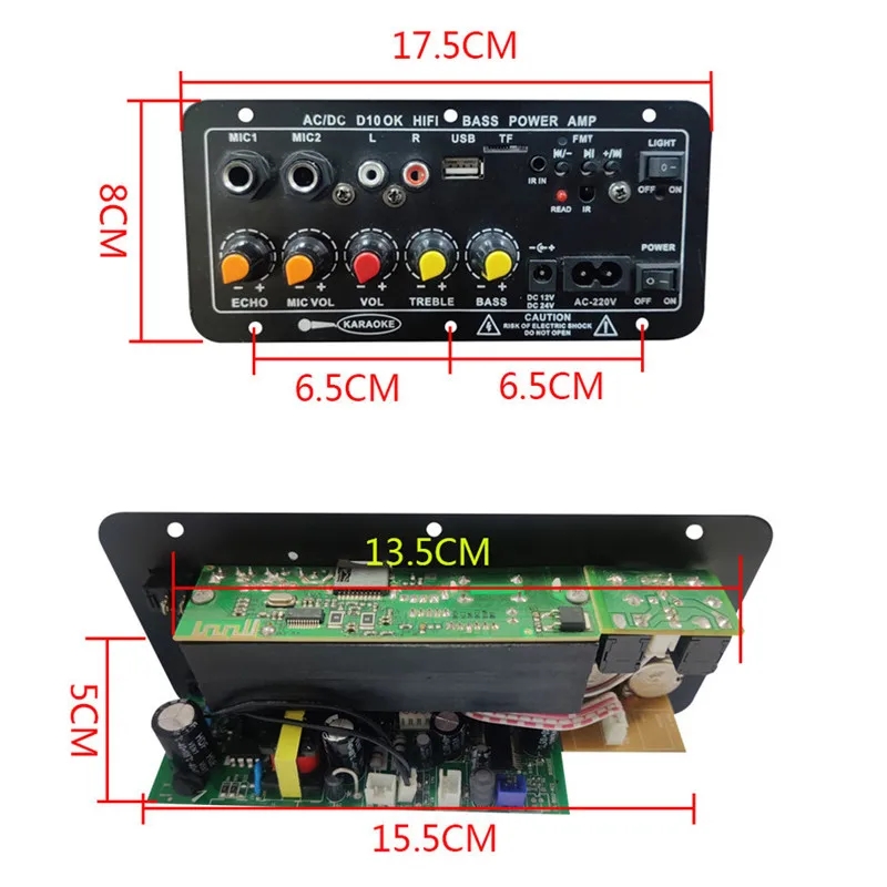 Amplifier Board D10-II for 4 Ohm 40W Speaker 110V 220V 12V 24V Subwoofer Audio Module