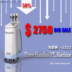 Wholesale Professional! 50% discounts 3 handles multifunctional pigment removal ipl machine price from china suppliers