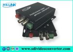 SMF Fiber Type 2Ch CVI Video to Fiber Optic Converter , rack mount audio video
