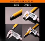 Flexible Corrugated Stainless Steel Gas Pipe Outer Dia 13.5mm