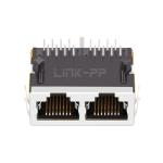Molex 441500011 Compatible LINK-PP LPJEF102CNL Tab Down Without LED 1X2 Port