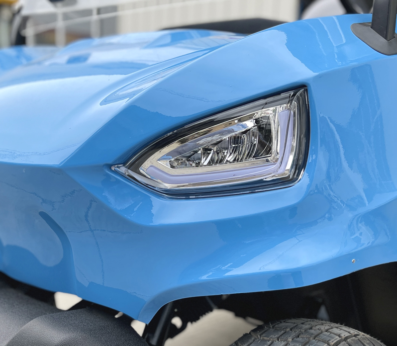 15.5mph Speed Electric Hunting Buggy Lifted 4 Seater Golf Cart with Aluminum Alloy Hub and All-Terrain Capabilities