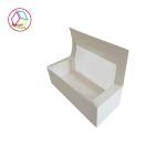 Folding Gift Box White Color Ivory Paper Environmental Protection
