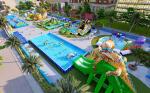 Funny Outside Animal Inflatable Water Combo Park With 0.9mm PVC Tarpaulin