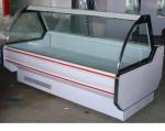 ROHS Deli Display Refrigerator , Commercial Open Display Freezer With Curved