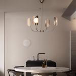 Modern led glass ball nordic light monkey lamp hanglampen lumiere kitchen LEAF