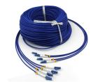 3m / 5m 2 Cores SM Armored Fiber Patch Cable , LC FC SC ST Duplex Patch Cord