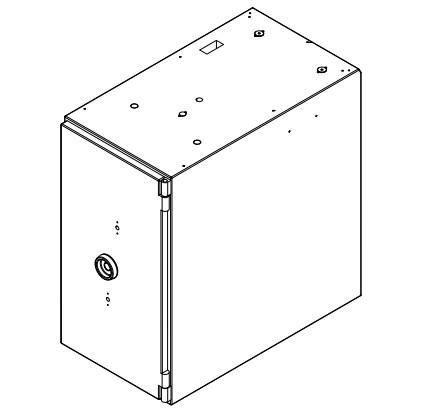 ATM Spare Parts CEN 3 ENCLOSURE 445-0761012 6623/27 CEN 3 GAS EX A2P A3E