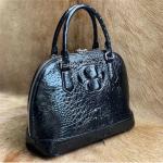 Authentic Exotic Crocodile Skin Women's Shell Purse Genuine Alligator Leather