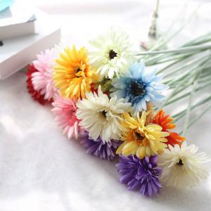 China Commercial Gerbera Daisies Artificial Plastic Flowers Fresh Pastoral Style on sale