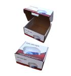 Custom Foldable Tab Lock Roll End Corrugated Cardboard Box For Clothing Shipping