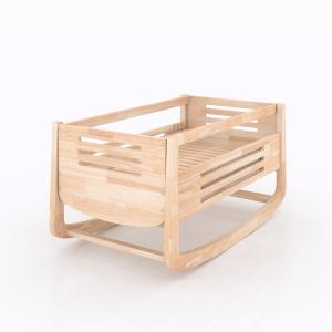 Wholesale Finger Joint Rubber wood adjustable baby bed from china suppliers