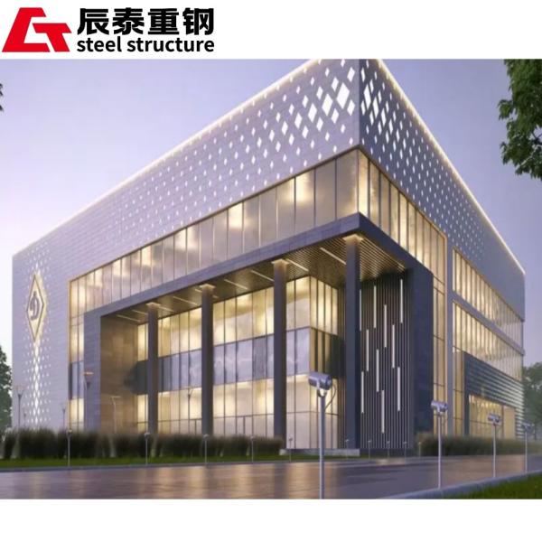 Customized Commercial Prefabricated Metal Buildings Light Steel Frame Constructi