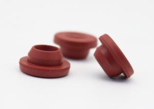 China 20-A Red Pharmaceutical Rubber Stoppers With Wonderful Chemical Stability on sale