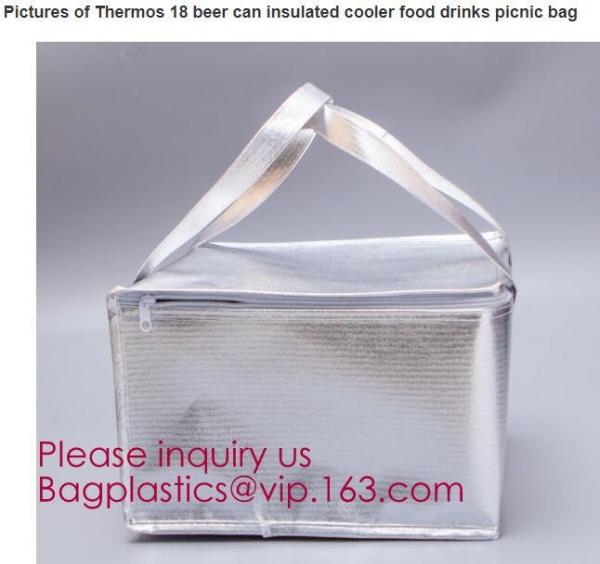 Factory Thermal Bag For Food, Cold Thermal Insulated Lunch Cooler Bag,Grocery