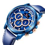 Three Eyes Six Needles 7.5cm Precision Quartz Watch