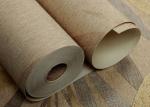 0.53*10M Washable Waterproof Vinyl Wallpaper Grey Color and Leaf Pattern