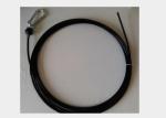 Black Gym Wire Rope , Nylon Coated Steel Cable For Commercial Fitness Clubs