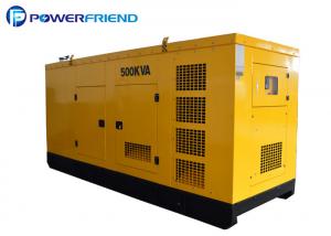 60HZ 500KVA Cummins Power Generator Super Silent Generator ISO9001 / ISO14001