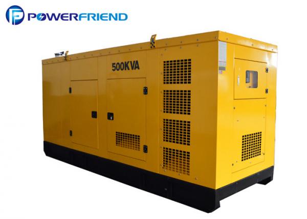 Quality 60HZ 500KVA Cummins Power Generator Super Silent Generator ISO9001 / ISO14001 for sale