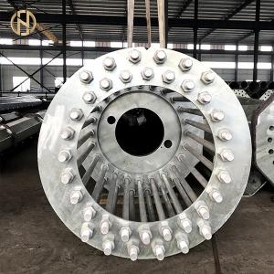 Wholesale High Mast Galvanized Light Pole 30M 35M With Electric Lifting System from china suppliers