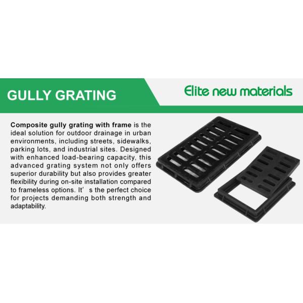 Anti Theft Composite FRP Grating Panels With Secure Locking Mechanism FRP Grating