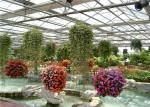 Eco Friendly Materials Garden Glass Greenhouse Aluminium / Steel Metal Type