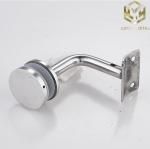 Office Glass Stair Railing Connector Glass Bracket Fitting Rose Gold Matte Black