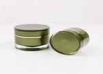 Plastic Lotion Makeup Empty Cosmetic Containers Round Shape Face Cream Jar