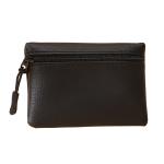 2024 New lychee pattern zipper coin purse solid color PU soft leather women coin