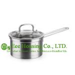 3 pieces stainless steel cooking cookware including fry pan and soup pot and