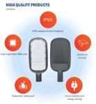 Weather Proof 200w Led Street Light Ip65 Photocell Control Optional