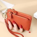 Daily Used Gary Leather Custom Wallet Vintage Retro Mini Small Passport Keychain