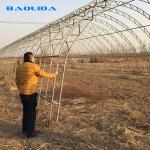 Strong Double Arches Tunnel House Plastic Transparent Fend Off Wind And Snow