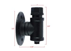 Wholesale Wall Mounted 1/2 Inch Industrial Pipe Clothing Rack For Home Decoration from china suppliers