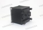 Black Nylon Square Foot Bristle Block , Auto Cutter Bristle for Gerber / Yin /