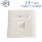 RJ45 1 Port 86 Type Network Wall Face Plate For Telephone