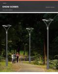 Garden Lamp 30W 3000-6000K IP65 600*600*520MM 5.8KG 140-76MM 3-6M